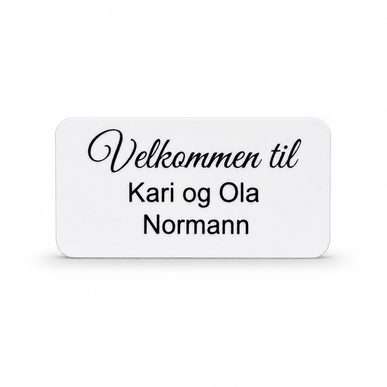 Dørskilt - Formet.no